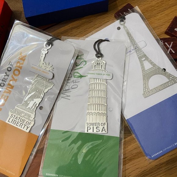 4 Pack Famous Locations - Silver Bookmarks - Picture 5 of 11